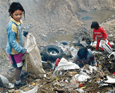Niños pobres en Argentina