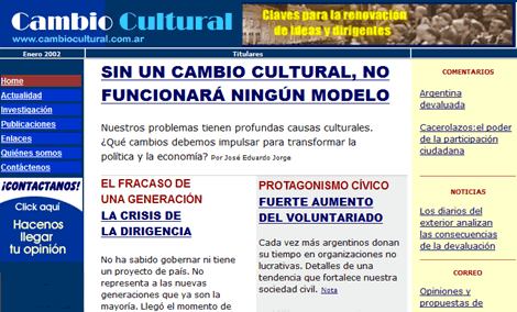 Cambio Cultural Primera Edición