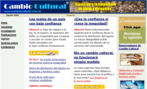 Cambio Cultural 2001-2005