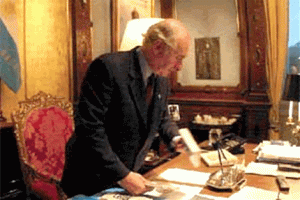 Renuncia de De la Rúa