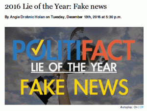 Fake News: la Mentira del Año 2016